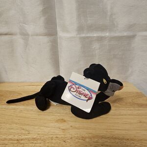 Disney Store The Jungle Book Panther Bagheera 8" Mini Bean Bag Plush New w/ Tag